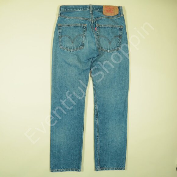 Vintage Levis 501 Jeans Mens 31 Blue Denim Made in USA - Picture 3 of 8